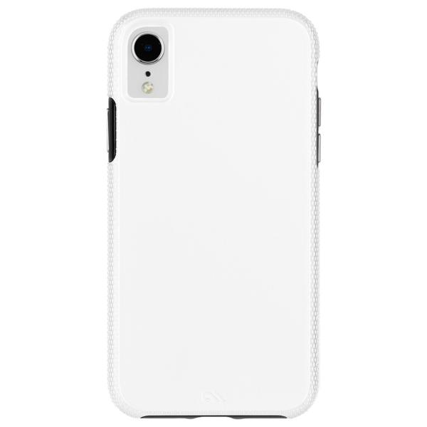 Case-Mate iPhone XR シンプルな耐衝撃ケース ホワイト/ブラック Tough Gr...