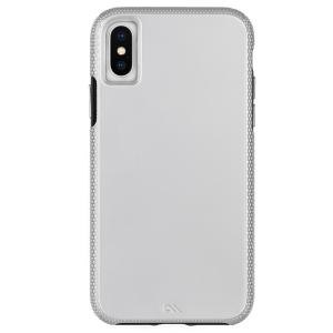 Case-Mate iPhone XS Max Tough Grip - Silver/Black シンプルな2層構造の耐衝撃ハードケース シルバー/ブラック｜case-mate