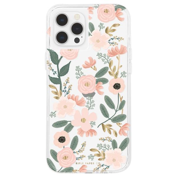 【iPhone12 ProMax専用】Rifle Paper Co. 抗菌・3.0m落下耐衝撃ケース...