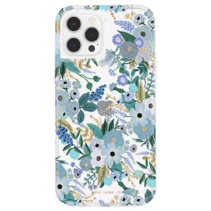 【iPhone12 ProMax専用】 Rifle Paper Co. 抗菌3.0m落下耐衝撃ケース Garden Party Blueの商品画像