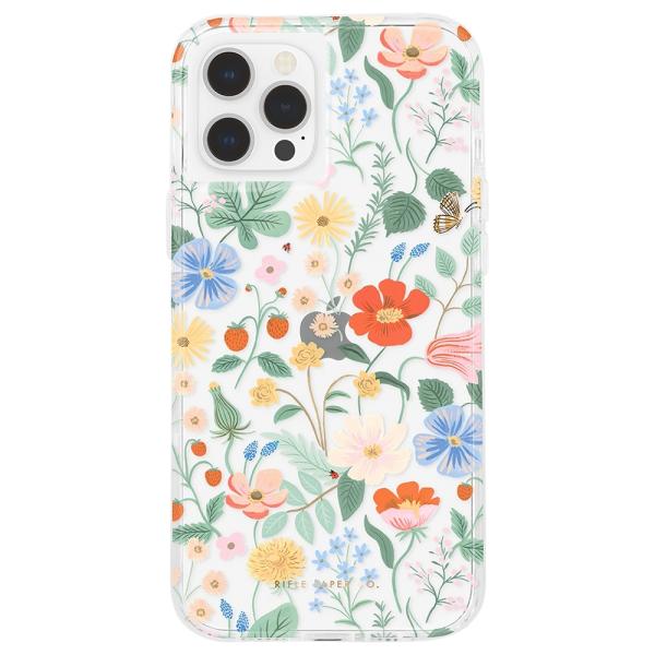 【iPhone12 ProMax専用】Rifle Paper Co. 抗菌・3.0m落下耐衝撃ケース...