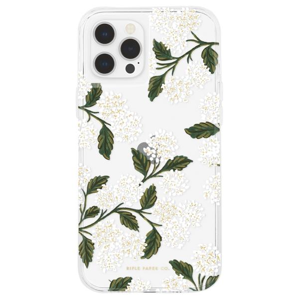 【iPhone12 ProMax専用】Rifle Paper Co. 抗菌・3.0m落下耐衝撃ケース...