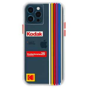 【iPhone12 ProMax専用】KODAK 3.0m落下耐衝撃ケース White Kodachrome Super 8