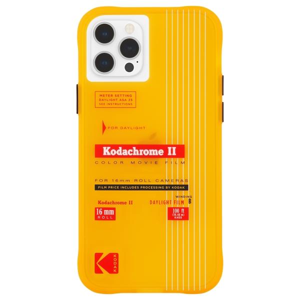 【iPhone12 ProMax専用】KODAK 3.0m落下耐衝撃ケース Vintage Yell...