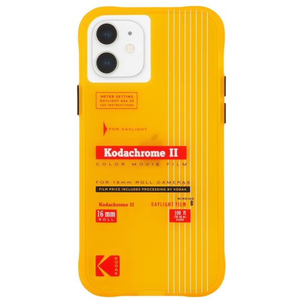 【iPhone 12 mini専用】KODAK 3.0m落下耐衝撃ケース Vintage Yello...