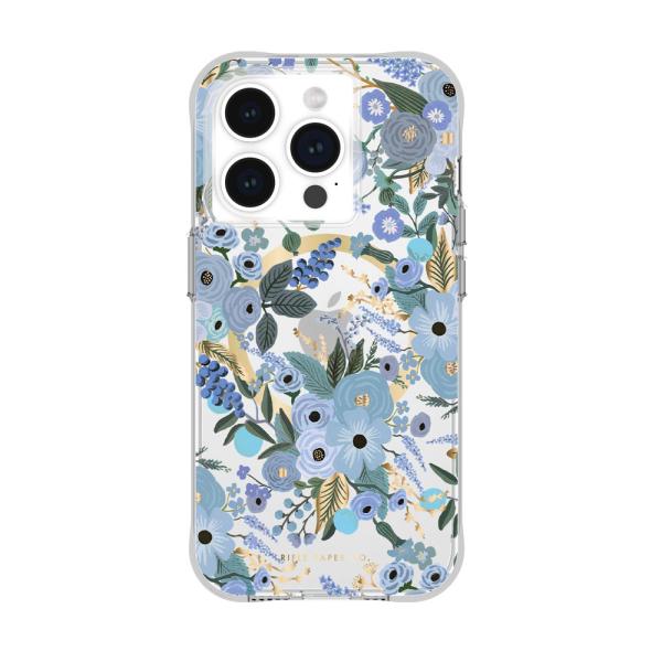 iPhone 15 Pro 用 RIFLE PAPER-Garden Party Blue