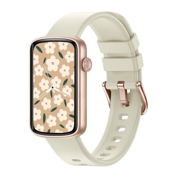 SHANG WING スマートウォッチ レディース iphone対応 アンドロイド対応 リストバンド...