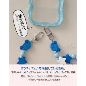 スマホショルダー パール ビーズ スマホ ショ...の詳細画像5