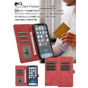 カード ポケット 9枚 iphone 手帳型 ...の詳細画像5