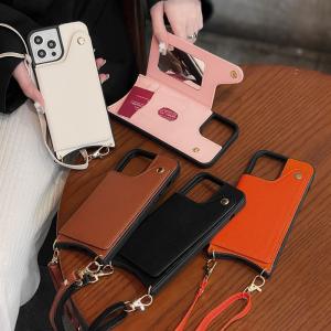 ストラップ付きiphoneケース おしゃれ ミ...の詳細画像1