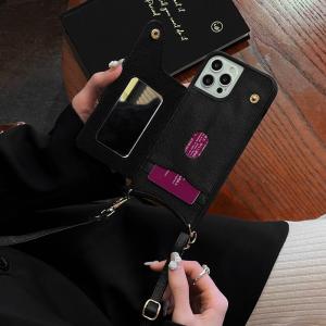 ストラップ付きiphoneケース おしゃれ ミ...の詳細画像5