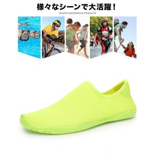 マリンシューズ 水陸両用 水の中 シンプル 無...の詳細画像3