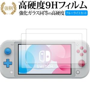 Nintendo Switch Lite ザシアン・ザマゼンタ 2枚組 専用 強化 ガラスフィルム と 同等の 高硬度9H ブルーライトカット 光沢 改訂版 液晶 保護 フィルム 互換品