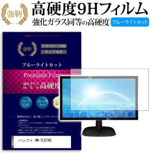 ハンファ HM-TLB7AD 強化 ガラスフィルム と 同等の 高硬度9H ブルーライトカット 光沢タイプ 改訂版 液晶 保護 フィルム