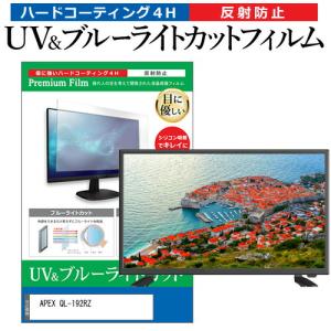 APEX QL-192RZ (19インチ) 保護 フィルム カバー シート ブルーライトカット 反射防止 指紋防止 テレビ用 液晶保護フィルム 互換品