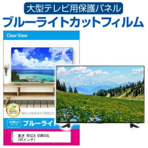 東芝 REGZA 65M550L [65インチ] 液晶テレビ保護パネル 65型 ブルーライトカット ...