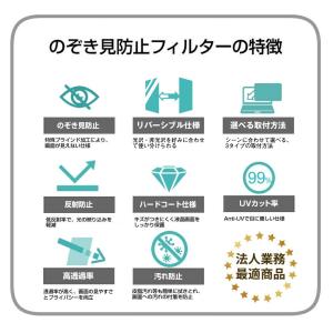 覗見防止 フィルター マグネット式 PC 10...の詳細画像3