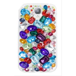 DRESSTIC JEWEL DROP Vivid Pop デコ ヴィヴィットポップ Galaxy S4 ケース ストーン デコケース ドレスティック ジュエルドロップ キラキラ デコ｜caseplay