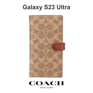 【正規販売店】 コーチ Galaxy S23 Ultra ケース COACH Folio Case スマホケース カバー ブランド ギャラクシー 手帳 手帳型 手帳型ケース カード｜caseplay