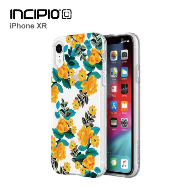 iPhoneR ケース クリア ブランド おしゃれ Incipio 花柄 カバー