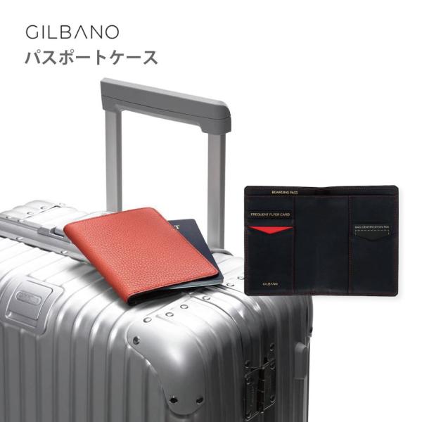 GILBANO PASSPORT HOLDER YORK Fire Orange ジルバーノ 旅行 ...