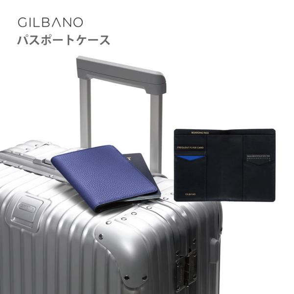 GILBANO PASSPORT HOLDER YORK Electric Blue ジルバーノ 旅...