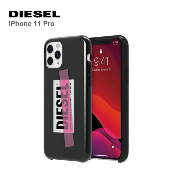 iPhone11Pro ケース ブランド Diesel Printed Co-Mold Tape カ...