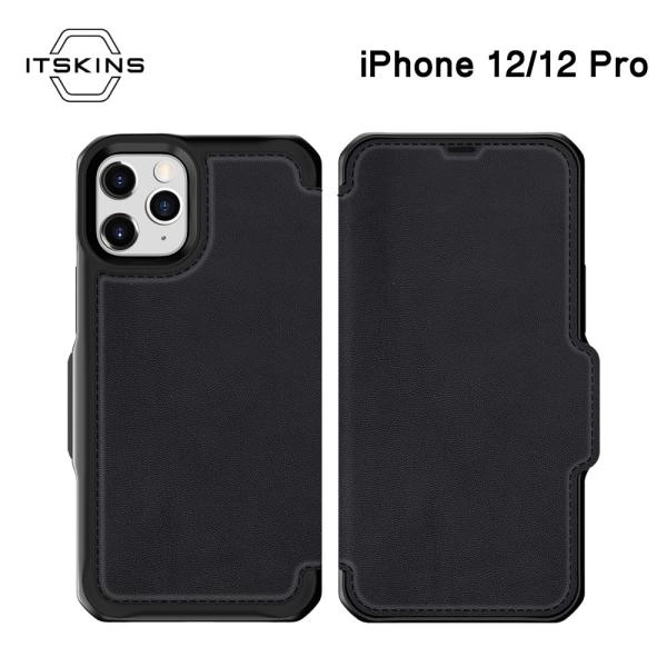 ITSKINS Hybrid Folio Leather for iPhone12 12Pro ワイ...