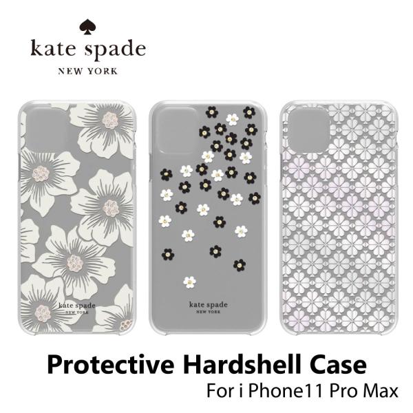iphone11 Pro Maxケース 花柄 ブランド クリア 耐衝撃 スリム kate spade...