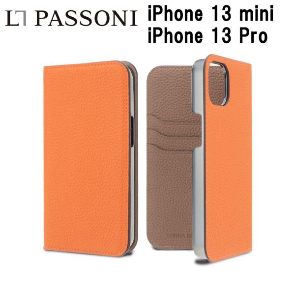 スマホケース iPhone 13mini/13 Pro Shrunken Calf Folio Ca...