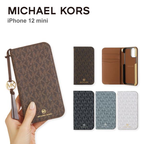 MICHAEL KORS iPhone12mini 手帳型ケース カード収納 3枚 Folio Ca...