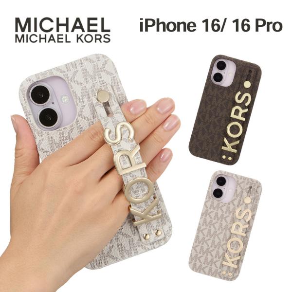 マイケルコース iPhone16 16Pro ケース MICHAEL KORS - Slim Wra...