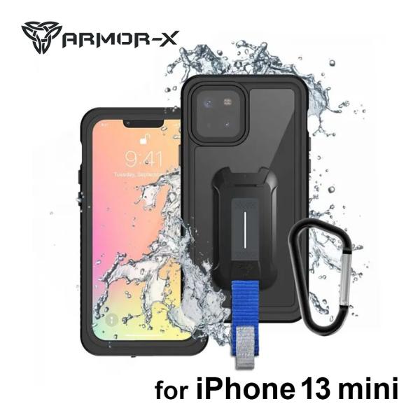 iPhone 13 mini 用ケース ARMOR-X - IP68 Waterproof Prot...