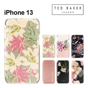 iPhone 13 用ケース Ted Baker テッドベーカー Folio Case 手帳型 ミラー付き 鏡 スマホケース 正規代理店｜FOXSTOREヤフーショッピング店