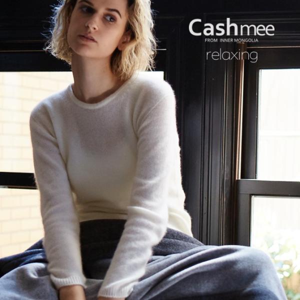 【全3色】『Cashmee カシミヤ100％ インナーセーター ロング Tシャツ 3color 』世...