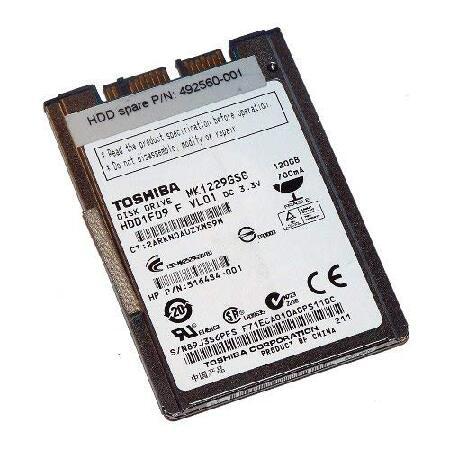 Toshiba mk1229gsg 120 GB内蔵ハードドライブ(hdd1 F09 ) 並行輸入品