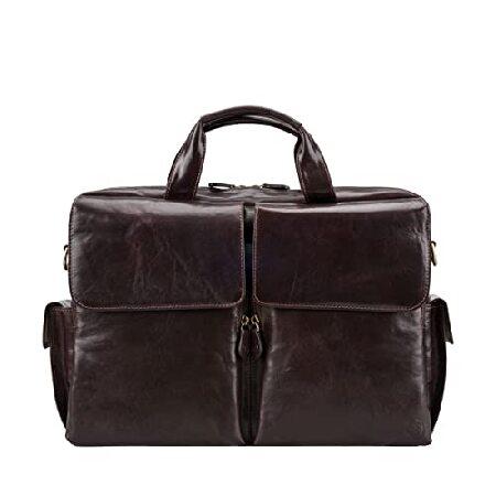 Maxwell Scott - Mens Luxury Light Leather Business...