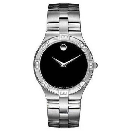 Movado Juro Diamond Mens Watch 0605721 Wrist Watch...