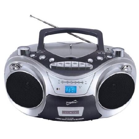 Supersonic SC-709 Portable MP3/CD Player with Cass...