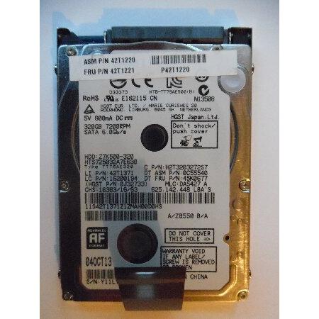 320GB 7200RPM 32MB 7MM SATA 並行輸入品