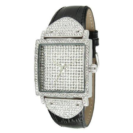 Peugeot Couture Women Crystal Square Shape Watch w...