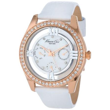 Kenneth Cole New York Women &apos;s kc2794透明度ホワイト多機能Flo...