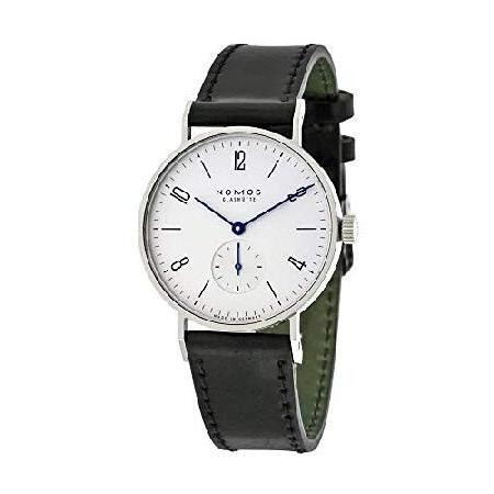Nomos Tangente 亜鉛メッキホワイトダイヤルレザーユニ腕時計 139 並行輸入品