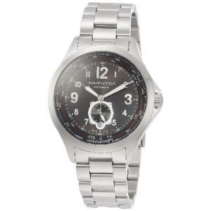 [ハミルトン]HAMILTON 腕時計 正規　 L KHAKI AVIATION QNE BLACK, STEEL H76655133 メンズ 並行輸入品