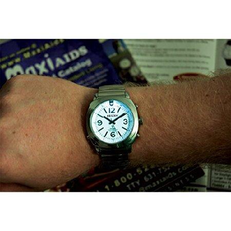 Reizen Talking Atomic Watch with Top Light - Expan...