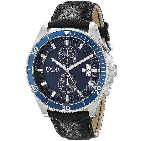 Fossil Men&apos;s CH2945 Wakefield Chronograph Leather ...