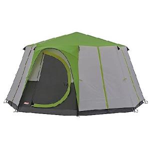 コールマン テント 八角形 6~8人用 フェスティバル ドームテント 防水 ファミリー キャンプ テント グラウンドシート縫い付け済み 並行輸入品