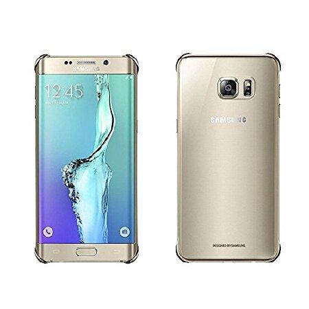 Samsung Galaxy S6 Edge+ Clear Cover Case - Gold, E...