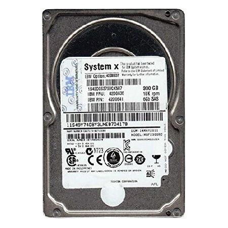 IBM 42d0638 IBM 42d0638 300 GB 10 K 6 G 2.5 SASドライ...