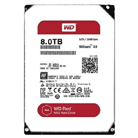 WD HDD 内蔵ハードディスク 3.5インチ 8TB WD Red NAS用 WD80EFZX 5...